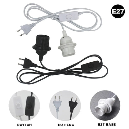 DecorBites™ Decorative Lamp Cord with Dimmer Switch and E14 E27 Socket