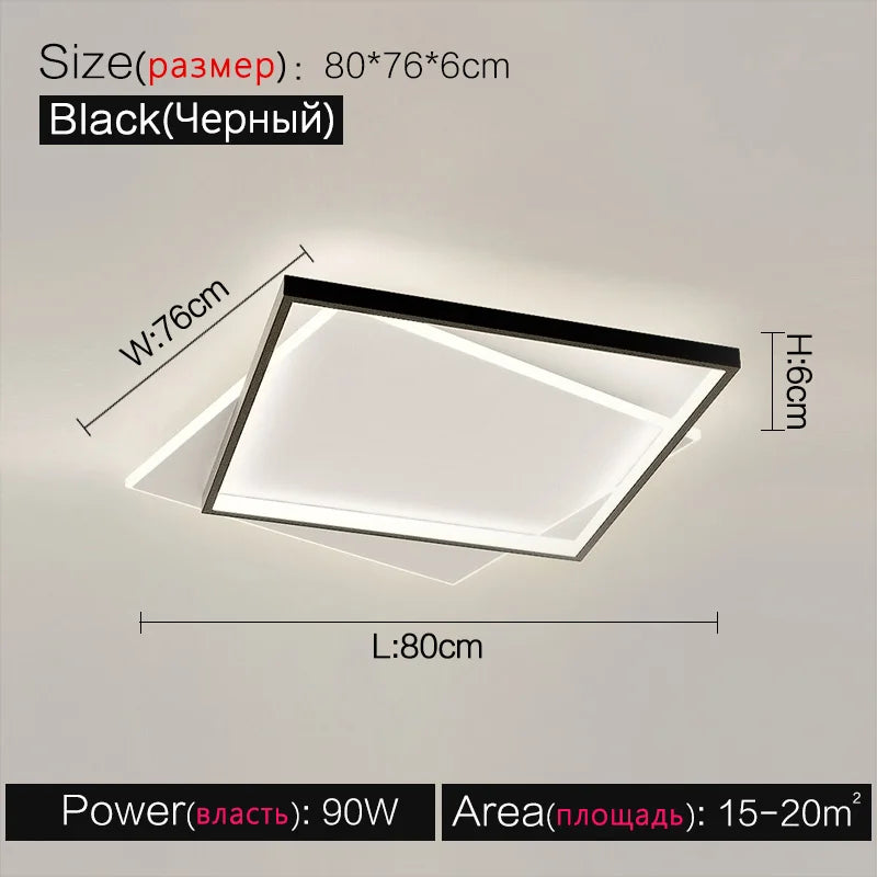 DecorBites™ LED Ceiling Lamp Set - Modern Minimalist Nordic Bedroom Living Room Lighting