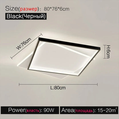 DecorBites™ LED Ceiling Lamp Set - Modern Minimalist Nordic Bedroom Living Room Lighting