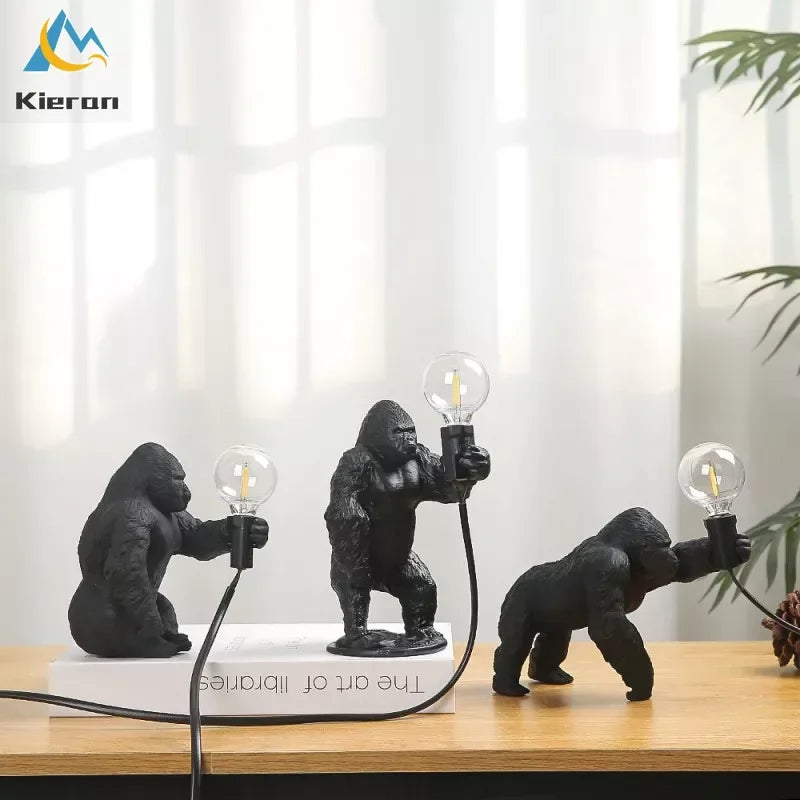 DecorBites™ King Kong LED Desk Lamp - Resin Living Room Floor Lamp