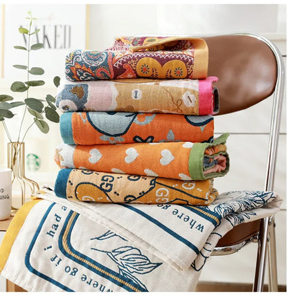 منشفة حمام قطنية من ديكوربايتس™ - ناعمة وماصة 80×160 سم - كبيرة وفاخرة