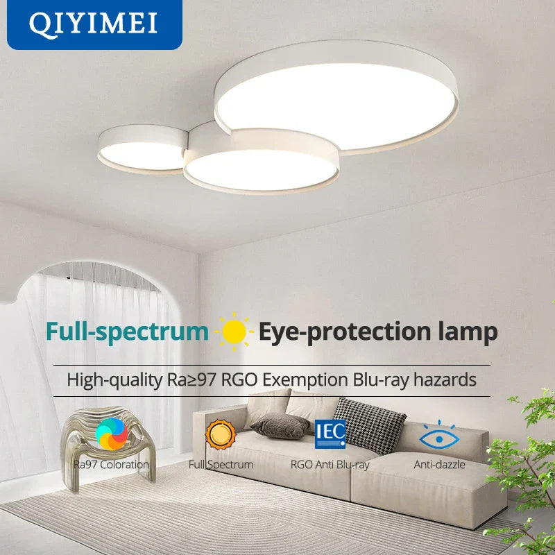 DecorBites™ LED Acrylic Chandelier - Modern Indoor Lighting for Bedroom Kitchen Living Room