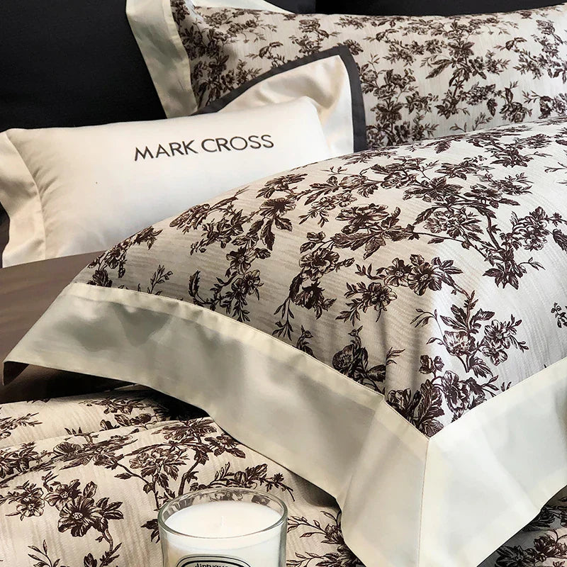 DecorBites™ Egyptian Cotton Bedding Sets for Queen King Ru Size Bed Linens