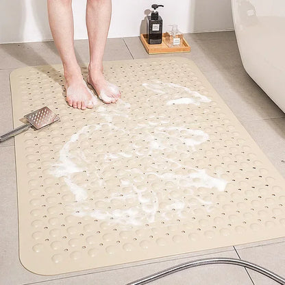 Decobites Large Non-Toxic Non-Slip Bath Mat with Suction Cups for Safety and Comfort