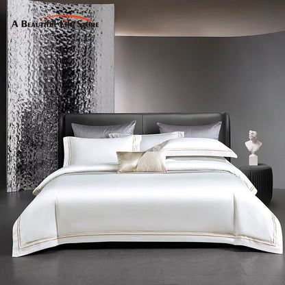 Decobites Luxury Hotel Style 1000TC Embroidery Bedding Set