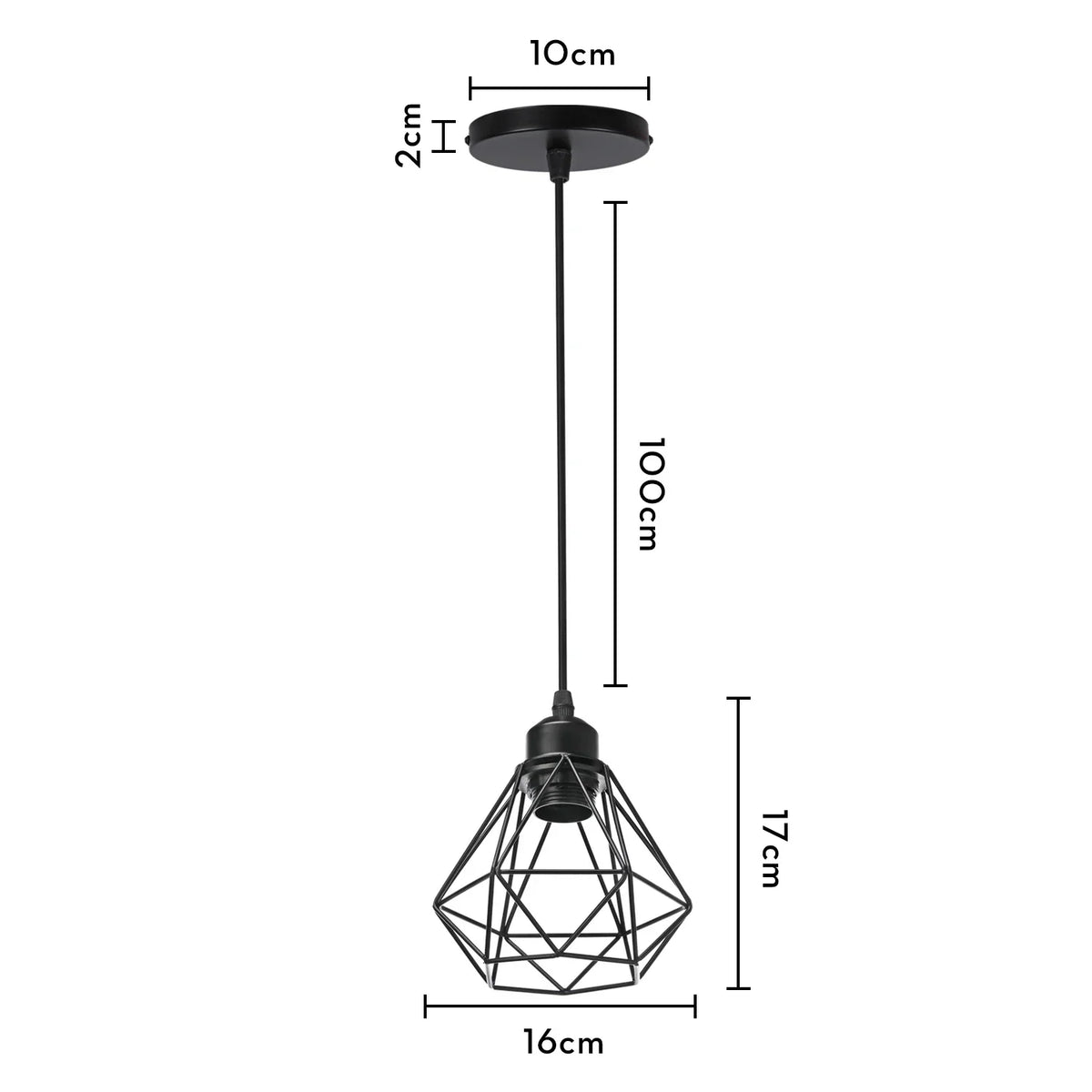 Decorbites™ Industrielles Loft-Pendant-LED-Deckenleuchte für die Dekoration im Wohnzimmer, Küche und Zuhause
