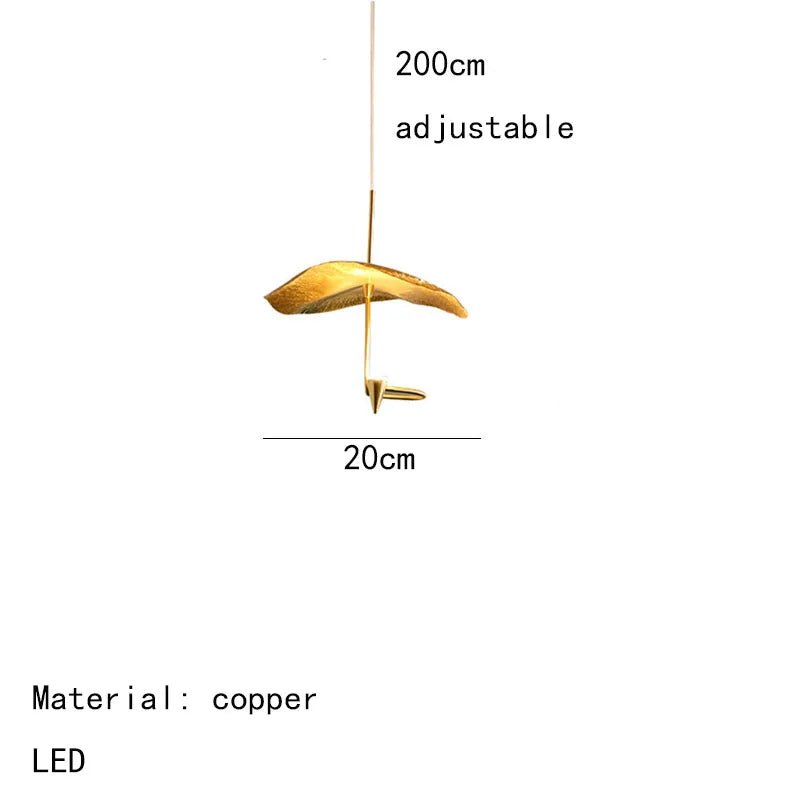 Decorbites™ LED-Kronleuchter 20/25/30/35 cm Kupfer Esszimmer-Beleuchtung