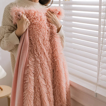 Manta de piel sintética acogedora DecorBites™ para todas las estaciones