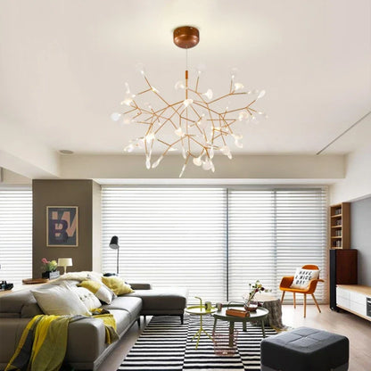 DecorBites™ LED Branch Chandelier for Kitchen Dining Bedroom – Nordic Style Hanging Lamp