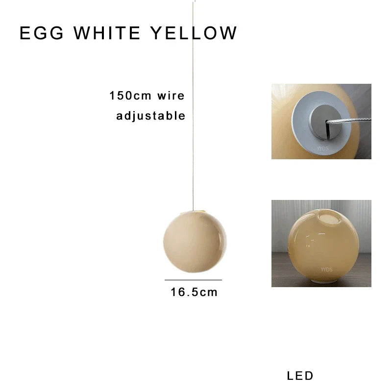 Luces colgantes de vidrio esmerilado Decorbites™ 16 piezas LED regulables lámpara colgante vintage Sputnik