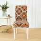 Decobites Stretch Print Chair Cover Slipcovers - Elastic Seat Case