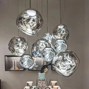 Decorbites™ Lava-Glas-LED-Kronleuchter-Hängeleuchte Moderne Innen-Hängelampe für die Hausdekoration