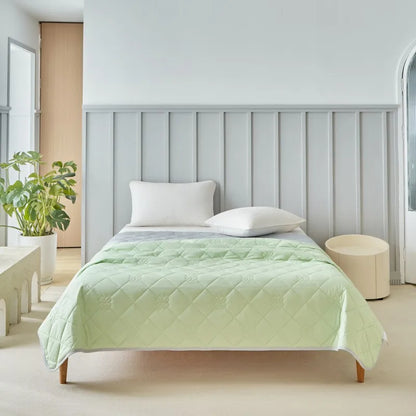 بطانية DecorBites™ Cool Summer: لحاف خفيف الوزن ناعم ومبرد بالثلج لمن يعانون من الحر أثناء النوم