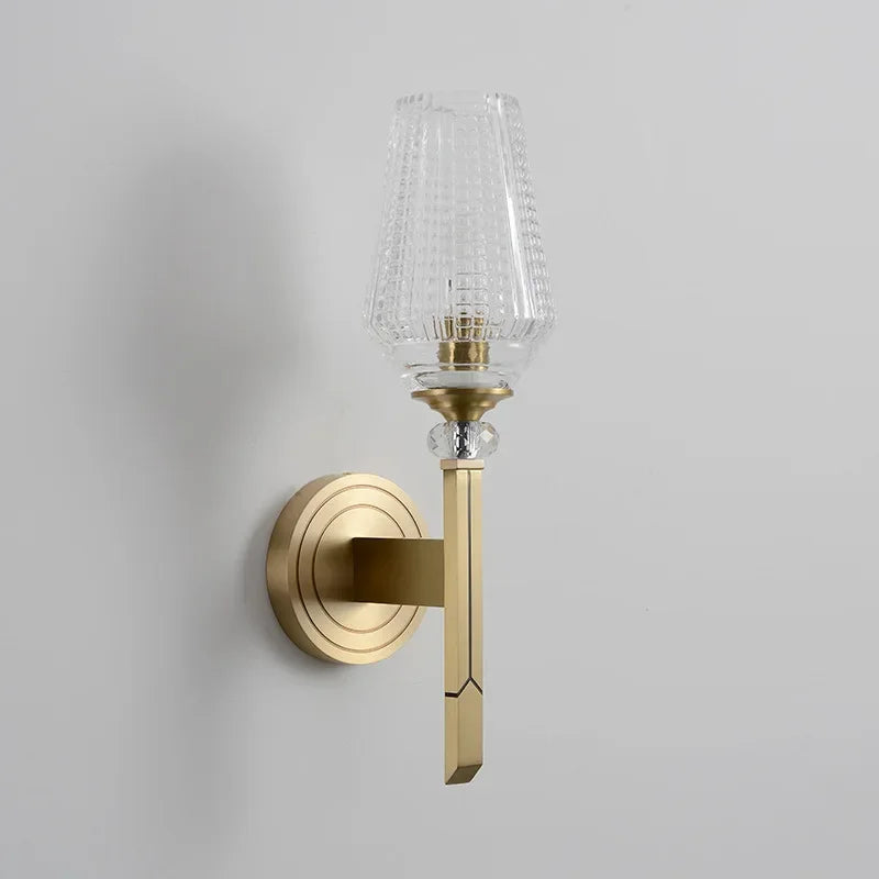 Lámpara de pared DecorBites™ Crystal Copper para una decoración de hogar de lujo