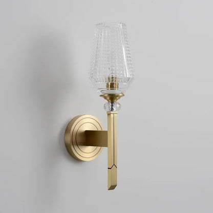 Lámpara de pared DecorBites™ Crystal Copper para una decoración de hogar de lujo