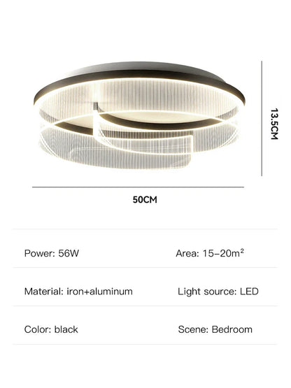 DecorBites™ LED Chandelier: Modern Luxur Ceiling Lighting for Living Room, Bedroom, Kitchen, Study