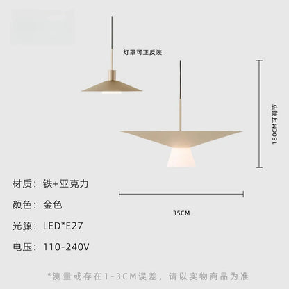 DecorBites™ LED Pendant Lights Gold/Black Modern Minimalist Dining/Living Room Bedroom Stairs Aisle