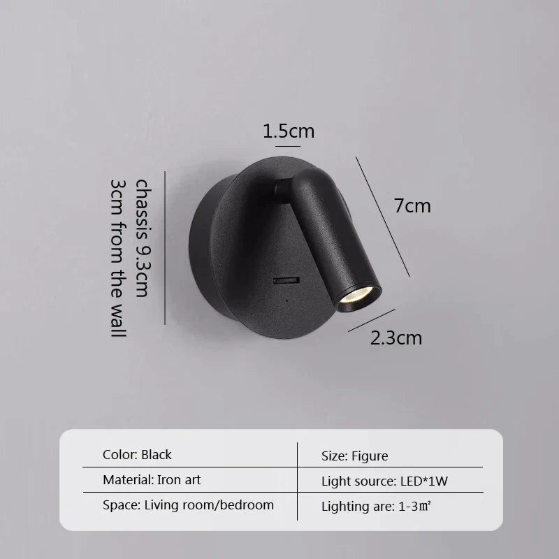 DecorBites™ LED Wall Lamp Adjustable Rotation 5W Spotlight