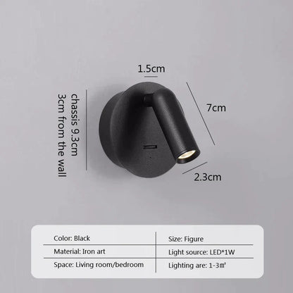 DecorBites™ LED Wall Lamp Adjustable Rotation 5W Spotlight