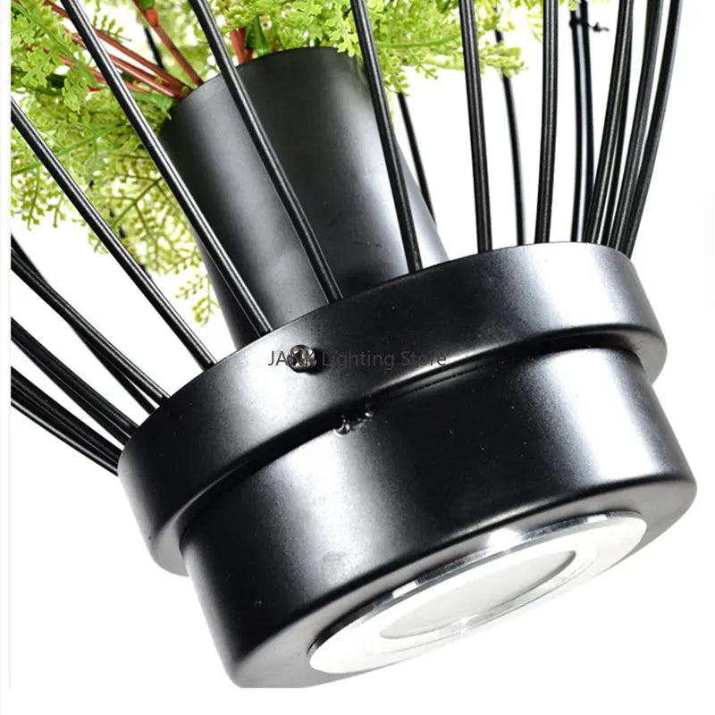 DecorBites™ Industrial Style Planting Birdcage Chandelier Pendant Lamp