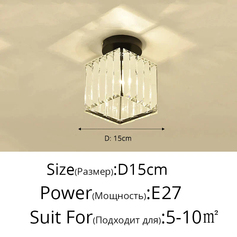 Lámpara de araña LED nórdica de cristal DecorBites™ para iluminación interior moderna