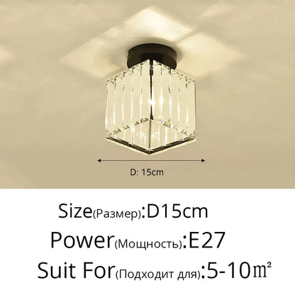 Lámpara de araña LED nórdica de cristal DecorBites™ para iluminación interior moderna