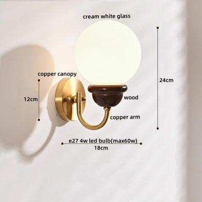 DecorBites™ Japanese Style LED Wall Lights 4W for Home Bathroom Bedroom Mirror Lighting