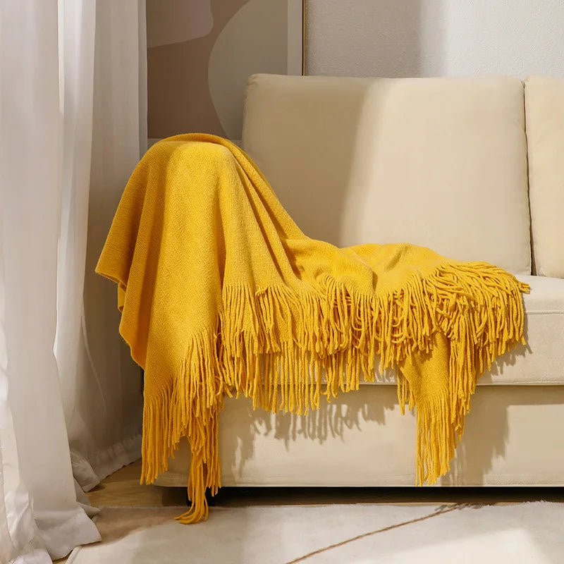Nordic Wool Sofa Blanket