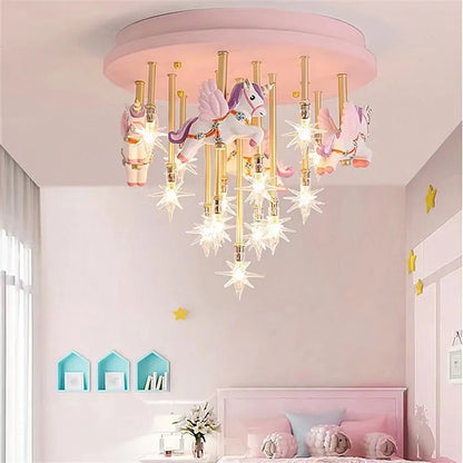 DecorBites™ Anime Animal Ceiling Light for Kids' Room Decor