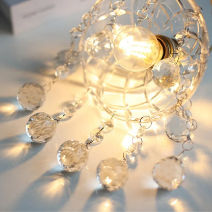 DecorBites™ Clear Glass LED Pendant Lights for Home Decor and Lighting