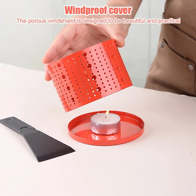 مجموعة ديكوربايتس™ راكليت فوندو 3 في 1 مع وعاء DIY وشواية طاولة