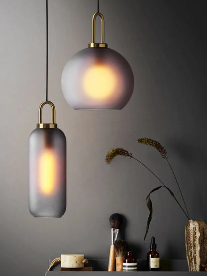 DecorBites™ Glass Staircase Chandelier: Luxury LED Large Chandelier for Living & Dining Room