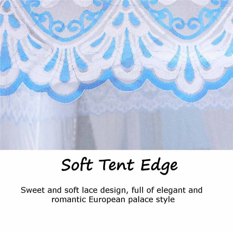 Decobites Romantic Square Mosquito Net for Single Double Queen Bed - Anti Insect Canopy