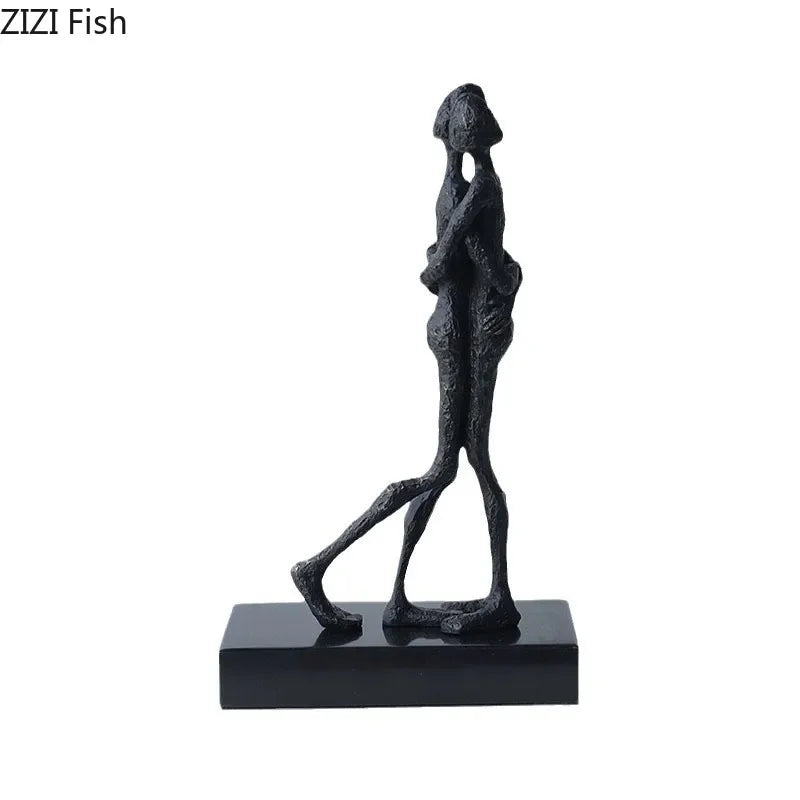 DecorBites™ Abstract Couple Statue for Desk Decoration and Room Aesthetics