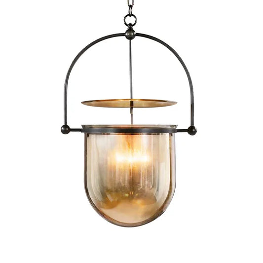 DecorBites™ Glass Pendant Light: Vintage Scandinavian Ceiling Lamp for Dining Room, Bar, Bedroom