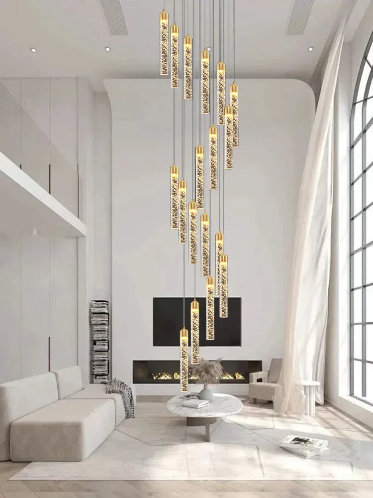 DecorBites™ High-ceiling Room Pendant Lights Adjustable Luxury Fixture
