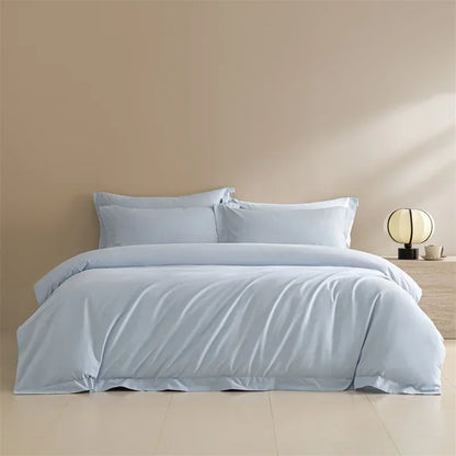 Decobites Solid Color 100% Cotton Bedding Set for Queen/King Size Beds