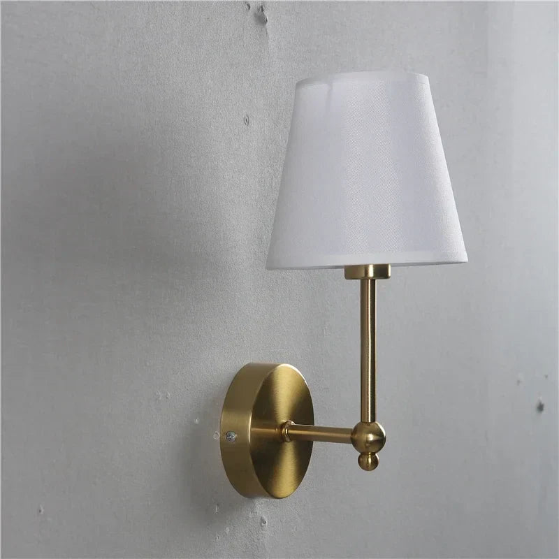 DecorBites™ LED Black & Gold Wall Lamp - Luxury Bedroom Lighting Fixtures