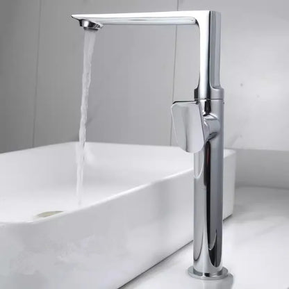 DecorBites™ Gold Brass Bathroom Basin Faucet, Single Handle Hot & Cold Mixer Tap