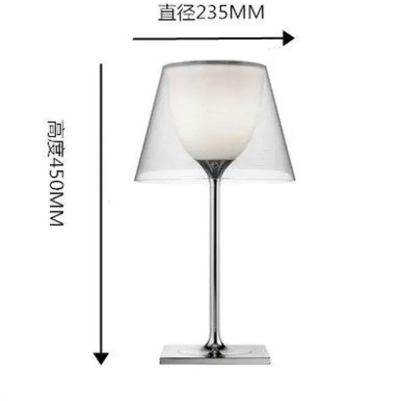 Chrome Designer Table Lamp