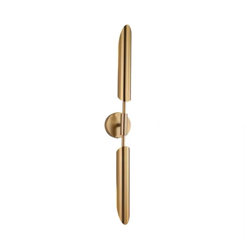DecorBites™ Golden Inclined Tube Wall Light for Modern Luxury Living Room and Bedroom