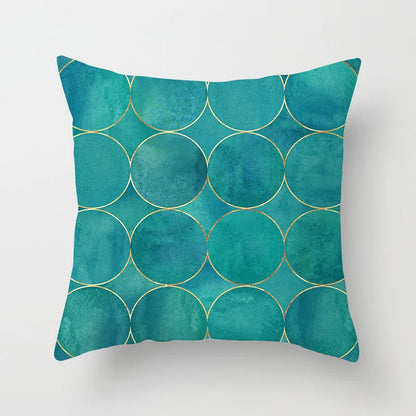 DecorBites™ Leaf Feather Cushion Covers Geometric Heart Print Pillowcase Home Decor