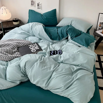 طقم غطاء لحاف قطني من DecorBites™ مع أربطة زاوية