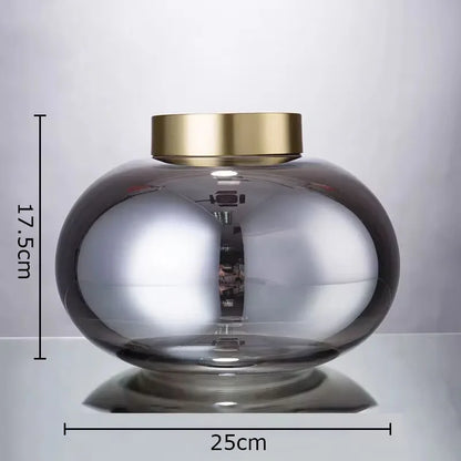 DecorBites™ Glass Vase Desk Decoration Modern Floral Vases Room Decor Astral Bouquet