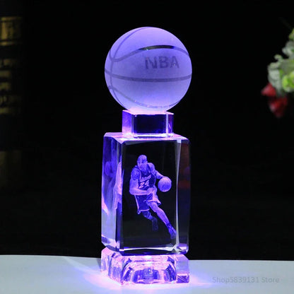 DecorBites™ Crystal Lights Basketball Table Lamp for Bed Room Decor