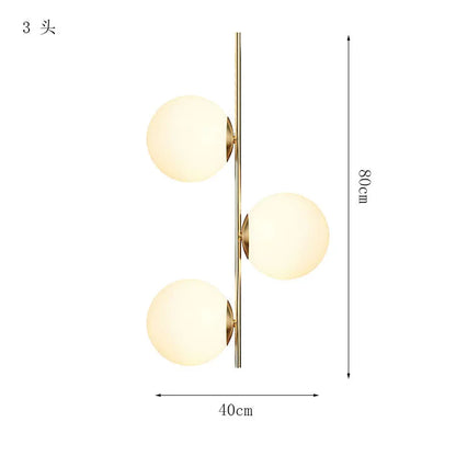 Lámpara colgante LED de bola de cristal DecorBites™ para espacios de vida modernos