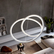 White LED Round Chandelier