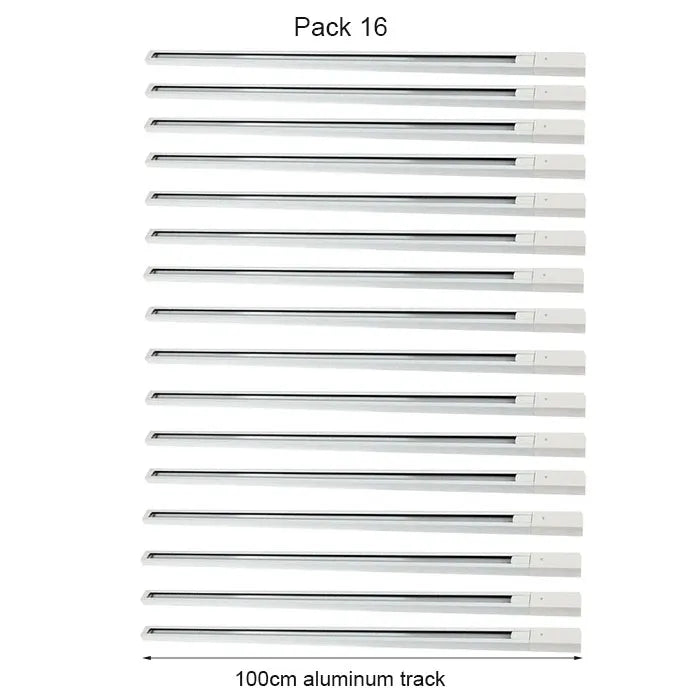 DecorBites™ Aluminum Track Rails for LED Spotlights with T-L Connector