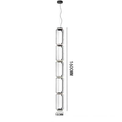Lámparas de Colgante de Candelabro Moderno de Vidrio Pesado Decorbites™ para Sala de Estar, Comedor y Tienda