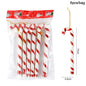 6pcs Christmas Lollipop Candy Cane Pendant Xmas Tree Hanging Ball Ornaments Christmas Decorations for Home 2024 New Year Gift